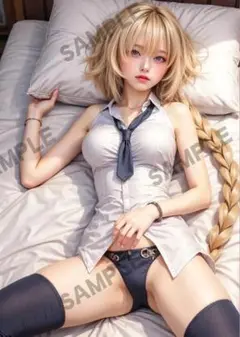AI美少女 コスプレ 下着 サイズを選べる 高画質 ポスター S-0912