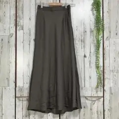 ☆ナチュラルビューティーベーシック☆美品☆ロングスカート マーメイド 総柄 M