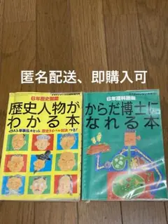 歴史人物がわかる本 & からだ博士になれる本 6年生向け