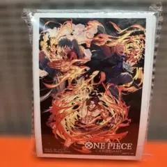 ONE PIECE カードゲーム　限定カードスリーブ　エース　サボ　ルフィ