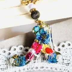 No.2382★ハンドメイド★新作♡フラワーレジンキーホルダー