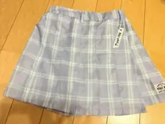 Alg y girl 薄紫 チェック スカート　160cm