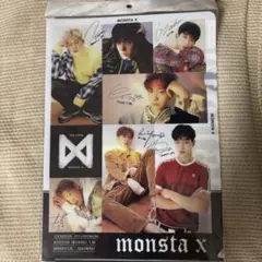 MONSTA X サイン入りクリアファイル
