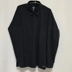 OAKLEY ブラック 長袖シャツ ナイロンシャツ