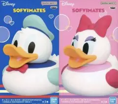 ディズニーおふろでSOFVIMATES フィギュア デイジー、ドナルド　セット