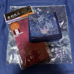 藍染ハンカチ　金封包（袱紗）　ほか