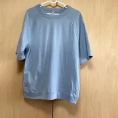 UNIQLO ラグランスリーブ Tシャツ M ライトブルー