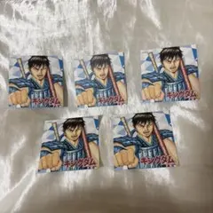 キングダム　ナツコミツインステッカー5枚セット