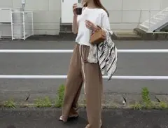ダークエンジェル ワイドパンツ イージーパンツ モカ
