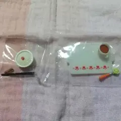 ミニチュア⭐️ごはん、お箸セット⭐️レモンティとお盆セット