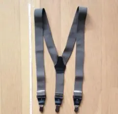 サスペンダー　キッズ　ベビー　カーキ　ゴムタイプ