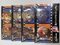 ズートピア ハッピーくじ 缶バッチ4セット