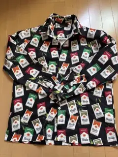 PLAY CLOTHING TOKYO 総柄 タバコ柄 長袖シャツ 古着