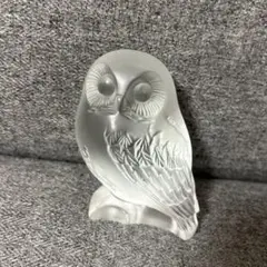ラリック LALIQUE フクロウ 梟 ふくろう ペーパーウェイト フィギュリン ラリック LALIQUE フクロウ 梟 ふくろう ペーパーウェイト