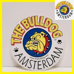 Bulldog /正規ステッカー/アムステルダム/coffee shop/円形