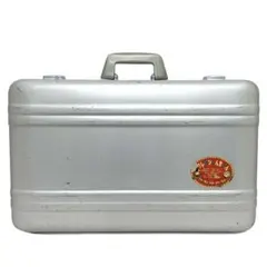ゼロハリバートン アタッシュケース シルバー 青ハリ ヴィンテージ