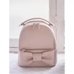【Maison de FLEUR】Fリボンリュック ピンク