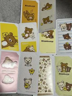 きゃらくたぶる　ステッカーズ　サンエックス　リラックマ　全5種類