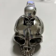 スカルデザイン ライター シルバージッポライター