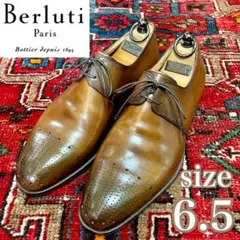 【超美品】Berluti ベルルッティ2アイレット ダービー カリグラフィ