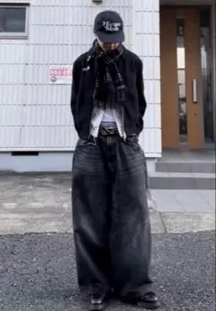 H&Mスーパーバギーデニム SUPER BAGGY30/30