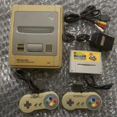 【動作確認済】スーパーファミコン本体セット　コントローラー　ケーブル　アダプター