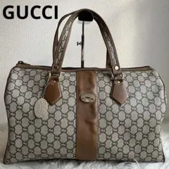 ✨GUCCI✨ ハンドバッグ ggプラス ブラウン PVC チャーム