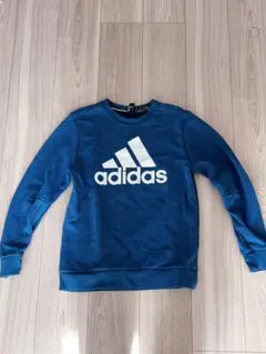 【大幅値下げ】adidas 青 トレーナー 160