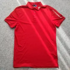 【美品】Men's J.LINDEBERG SLIM FITポロシャツ 赤