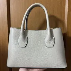 MARCO BIANCHINIボックス ボストン 2WAY バッグ ライトグレー