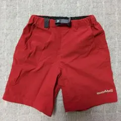 mont-bell 赤 ショートパンツ 120