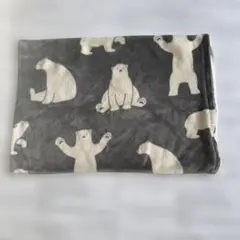 ニトリ　クマ柄フリース枕カバー