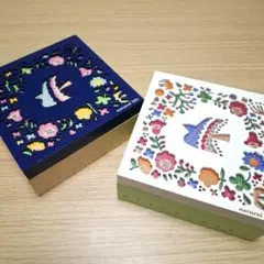 natural life 花と鳥の小物入れ