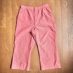 90's vintage ハンドメイド　柄クロップドパンツ　ワイド