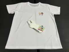 コロコロチキチキペッパーズ・白・Tシャツ・LL・靴下・23〜27