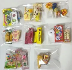 ガチャガチャミニチュアお菓子 ねるねるねるね•チュッパチャプス他