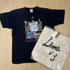 山川穂高　100ホームラン記念Tシャツ　Lサイズ