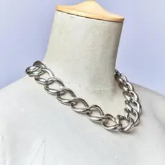 【80s90s USA】チャンキー チェーンネックレス vintage