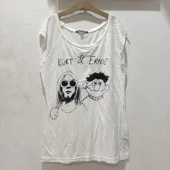 BLACK SCORE Tシャツ　カートコバーン&セサミストリート　ERNIE