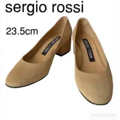 sergio rossi セルジオロッシ パンプス スエード チャンキーヒール