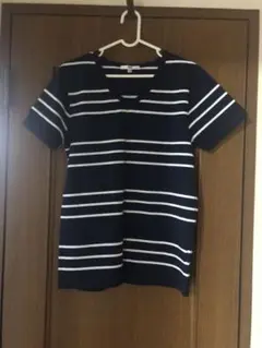 ボーダーTシャツ　ネイビー　最終値下げ❗️