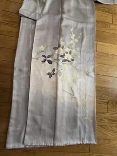 薄紫色 花柄訪問着