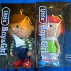 アメリカレトロ　Little Boy & Girl　コインバンク2体セット