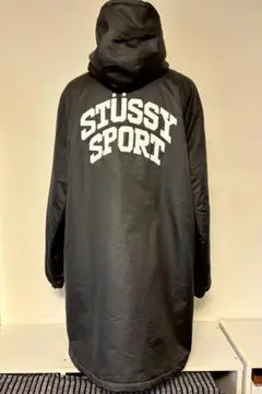 STUSSY × Champion ダウンジャケット(裏ボア) 極希少 STUSSY ステューシー 裏ボア メンズ デニムジャケット S