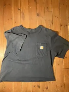 Carhartt ブラック Tシャツ Mサイズ 短丈Tシャツ！
