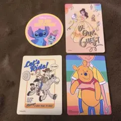ディズニーストア　じゃんけんカード　ステッカー