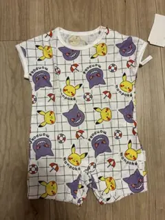 モンポケ　ピカチュウ　ゲンガー　半袖ロンパース70 新品