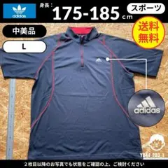 【 adidas 】（M）中美品：ポロシャツ climacool