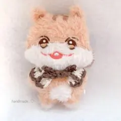 ANITEEZ miniplush つけ襟(茶 ブラウン)