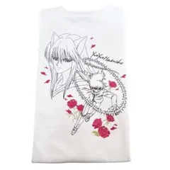 幽遊白書　蔵馬　Tシャツ　幽☆遊☆白書　ホワイト　ステッカー付き